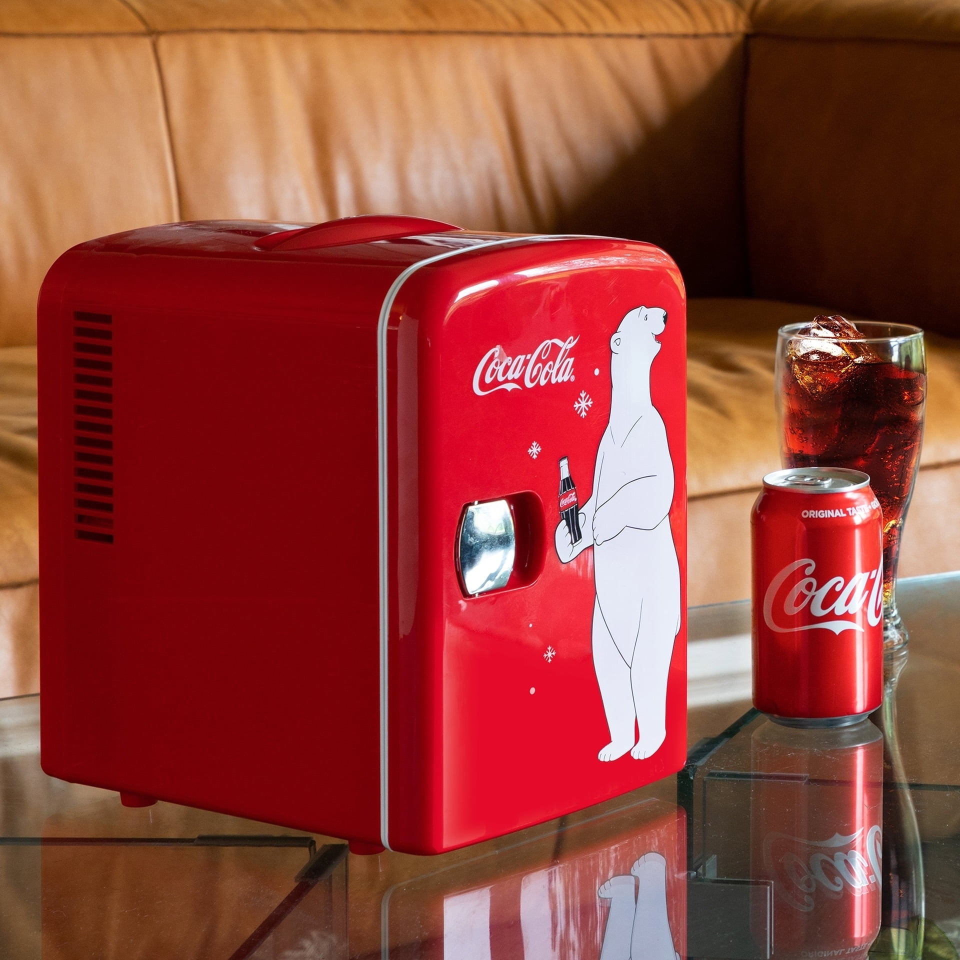 売り出し格安 コカコーラ ミニ 保冷庫 6缶 4L 車載可Coca-Cola Classic Portable Can Mini Frid  冷蔵庫・冷凍庫