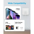 thumbnail image 7 of i Phone Charger 10 Ft Fast Charging【MFi-Certified】 2-Pack 20W PD Fast Charger with 6Ft Fast Charging Cable, Type C Fast Charging Block & Fast Charger Cord for IP 14/13/12/11, i Pad & More, 7 of 7