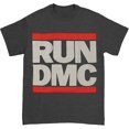thumbnail image 1 of Run Dmc Logo Charcoal Heather T-shirt, 1 of 5