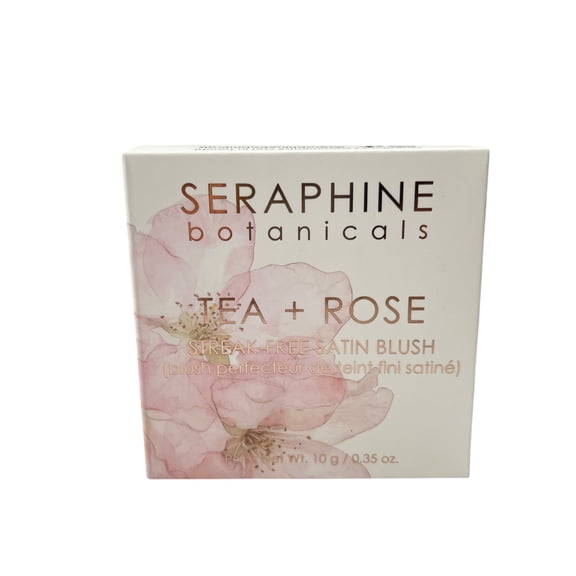 Seraphine Botanicals Tea Rose Streak Free Satin Blush Pomegranate
