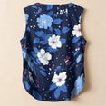thumbnail image 4 of Womens Tank Top Cotton Linen V Neck Button Sleeveless Tops Basic Shirt Summer Clothes for Daily Beach Vacation, 4 of 5