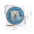 thumbnail image 2 of Pintura de diamante 5D Wdftyju DIY taladro redondo completo oso polar 30x30cm, 2 of 9