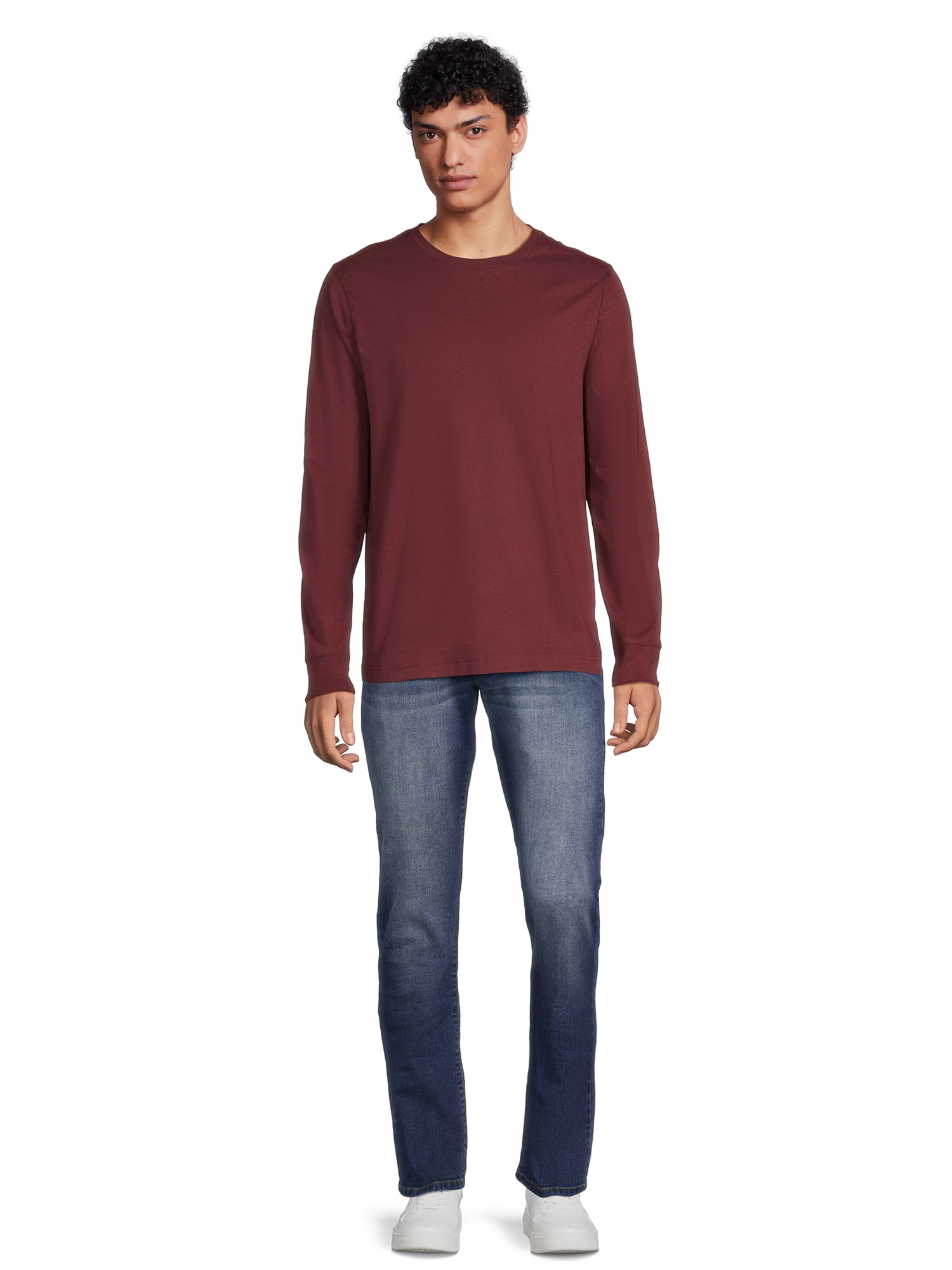 George Men's Long Sleeve Crew T-Shirt