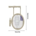 thumbnail image 4 of 4pcs For Brother Sewing Machines Embroidery Hoop Set Pe700,pe700ll,pe750d,pe770 Embroidery Machines Mount, 4 of 11