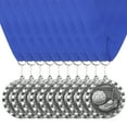 thumbnail image 1 of Uxcell Football Events Sneakers Embossing Award Medals with Ribbons, Winner Medals Prizes for Competitions Sports Party Silver, 1 of 7