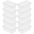 thumbnail image 1 of CUITING 10 Pcs Tiramisu Box Cake Boxes Containers Charcuterie with Lids Clear Holder Carrier, 1 of 6
