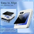 thumbnail image 4 of JETech Front Privacy Screen Protector for Galaxy Z Flip 7 FE 2025 / Z Flip 6 2024, Anti-Spy Tempered Glass Film with Easy Installation Tool, Case-Friendly, 2-Pack, 4 of 7
