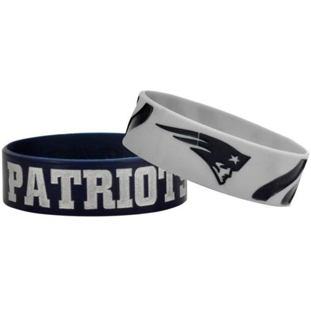 UPC 884966492150 product image for New England Patriots NFL Bulk Bandz Bracelet 2 Pack | upcitemdb.com