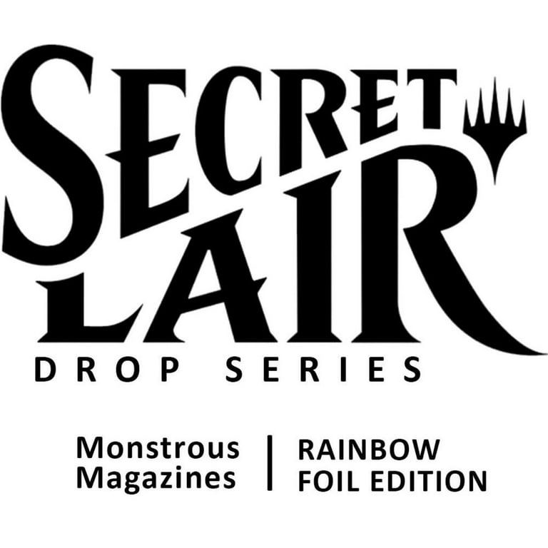 Magic the Gathering Secret Lair Monstrous Magazines Foil