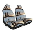 thumbnail image 2 of Naloa Elephant Giraffe Car Seat Covers 2PCs Front Car Seat Covers Universal fit for Most Cars SUVs and Trucks - 1, 2 of 5