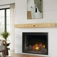 thumbnail image 3 of Country Living Bodie 60 inch Hand-Hewn Fireplace Mantel Shelf - Matte Clear, 3 of 7