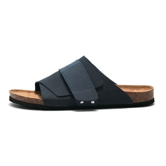 Nouvelles Pantoufles en Liège pour Hommes 2024, Pantoufles en Daim Mat Unisexes, Chaussures de Plage pour Étudiants, Chaussures de Créateur