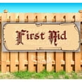 thumbnail image 1 of First Aid 13 oz Vinyl Banner With Metal Grommets, 1 of 4