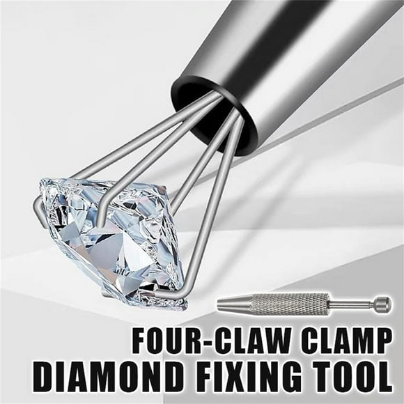Hyknon Tools Stainless Steel Claw 4-claw Diamond Jewelry Tongue Nail Earring Sponge Block Gripping Tool Tools