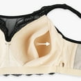 thumbnail image 3 of maskred Cotton Breast Forms False for Drag Mastectomy Queen Cosplay Black 80B 1Set, 3 of 6