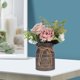 thumbnail image 1 of IFANLANDOR Florero De Hierro Con Asa Estilo Retro Para Arreglo Floral Decorativo En Hogar, 1 of 6