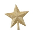 thumbnail image 1 of Las estrellas se pueden utilizar como adornos para la punta del árbol de Navidad, decoraciones para fiestas, regalos, Navidad. Oro, 1 of 9