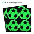 thumbnail image 3 of Unique Bargains Reflective Stickers, 8in2 Sets 2.6 Inch Adhesive Football Caution Warning Safety Tape Strips, Green, 3 of 5