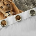 thumbnail image 5 of Feelyou Rustic Lion Animal Black Out Curtains for Kids, Vintage Lodge Cabin Curtains Pack of 2 (42x63 Each), Jungle Wildlife Bedroom Curtains, Curtains and Drapes Decor, 5 of 7