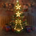 thumbnail image 5 of YANHAIGONG Decorative Lights for Bedroom,Christmas Window Lights Decorations,Battery Powered Christmas Window Hanging Warm White Lighted LED Sucker Lamp for Xmas Tree Fireplace Window Indoor Outdoor, 5 of 6