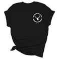 thumbnail image 2 of Gibobby Tirantes Para&nbsp;Camisa Blusas de gasa con cuello en V sueltas causales de manga 3/4 para mujer（Negro， L), 2 of 4