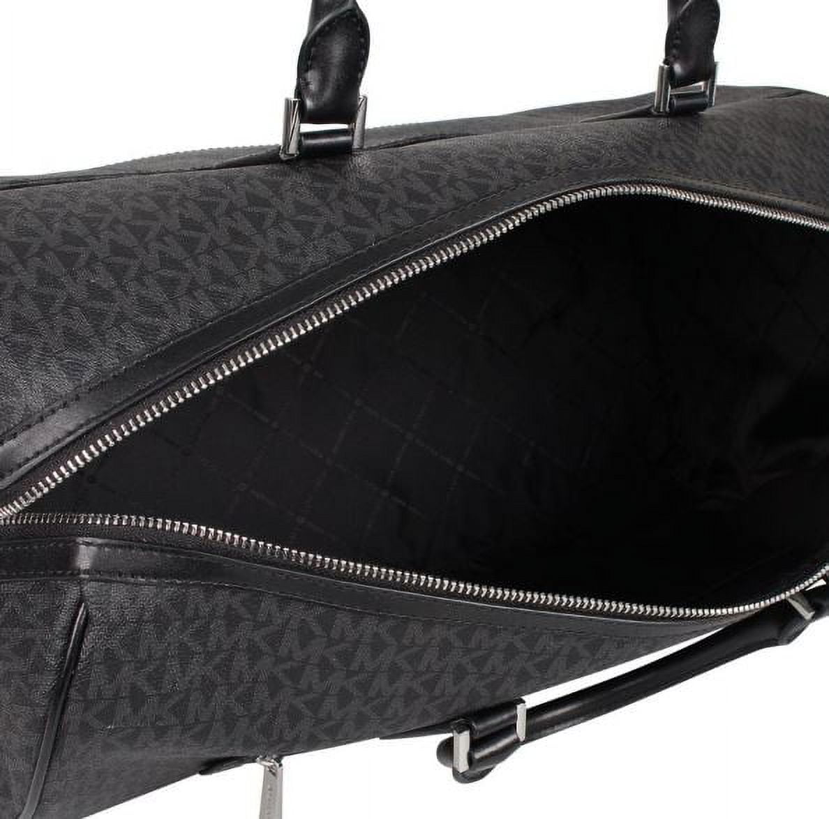 Michael Kors Travel Large Duffle Bag in PVC Signature black Walmart