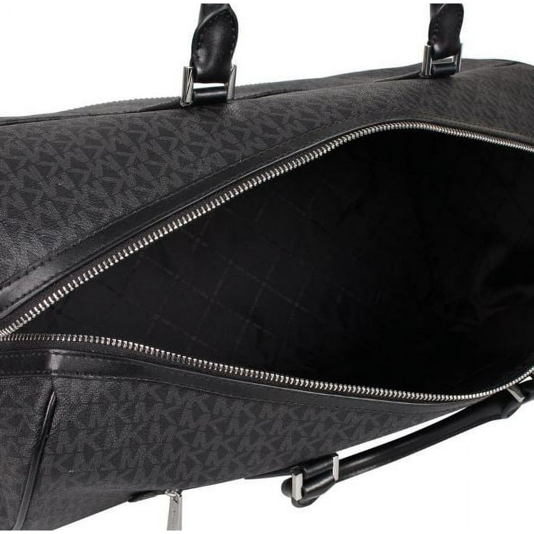 Michael Kors Travel Large Duffle Bag in PVC Signature (Dark Powder Blush)