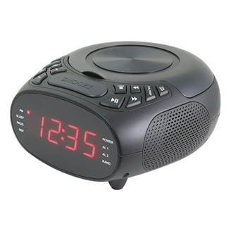 Naxa Electronics NRC-175 Digital Alarm Clock Radio with CD Player