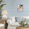 thumbnail image 3 of Stupell Industries Tropical Tranquil Sunset & Beach Palm Gray Framed Giclee Art, 11 x 14, by Creative Studio, 3 of 8