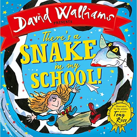 Pre-Owned There’s a Snake in My School!: The spectacularly funny illustrated children’s book from number-one bestelling author David Walliams! Paperback - USED