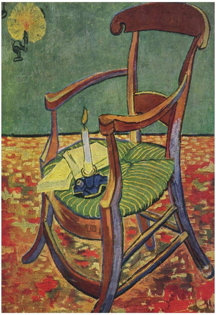 Vincent Van Gogh (Paul Gauguin chair (The empty chair)) Art Poster