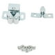 thumbnail image 1 of Broche Perico Para Muebles Veker Acero Galvanizado 3.2X2.8 C, 1 of 3