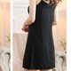 thumbnail image 4 of Karight Women's Self Bra Modal Nightgown, Casual Summer Soft Spaghetti Straps Sleeveless Loose Camisoles Slip Sleepwear, 4 of 4