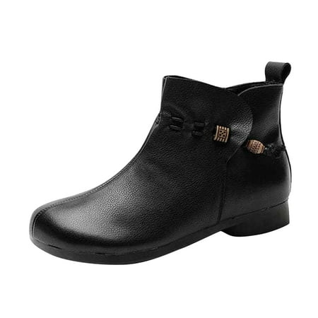 

Vedolay Ankle Boots For Women s Chicago Chunky Heel Ankle Booties