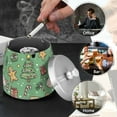 thumbnail image 4 of Yayeee Ashtray with Lid for Cigarette Smokeless Stainless Steel Home Ash Holder, Christmas Cookies, 4 of 7