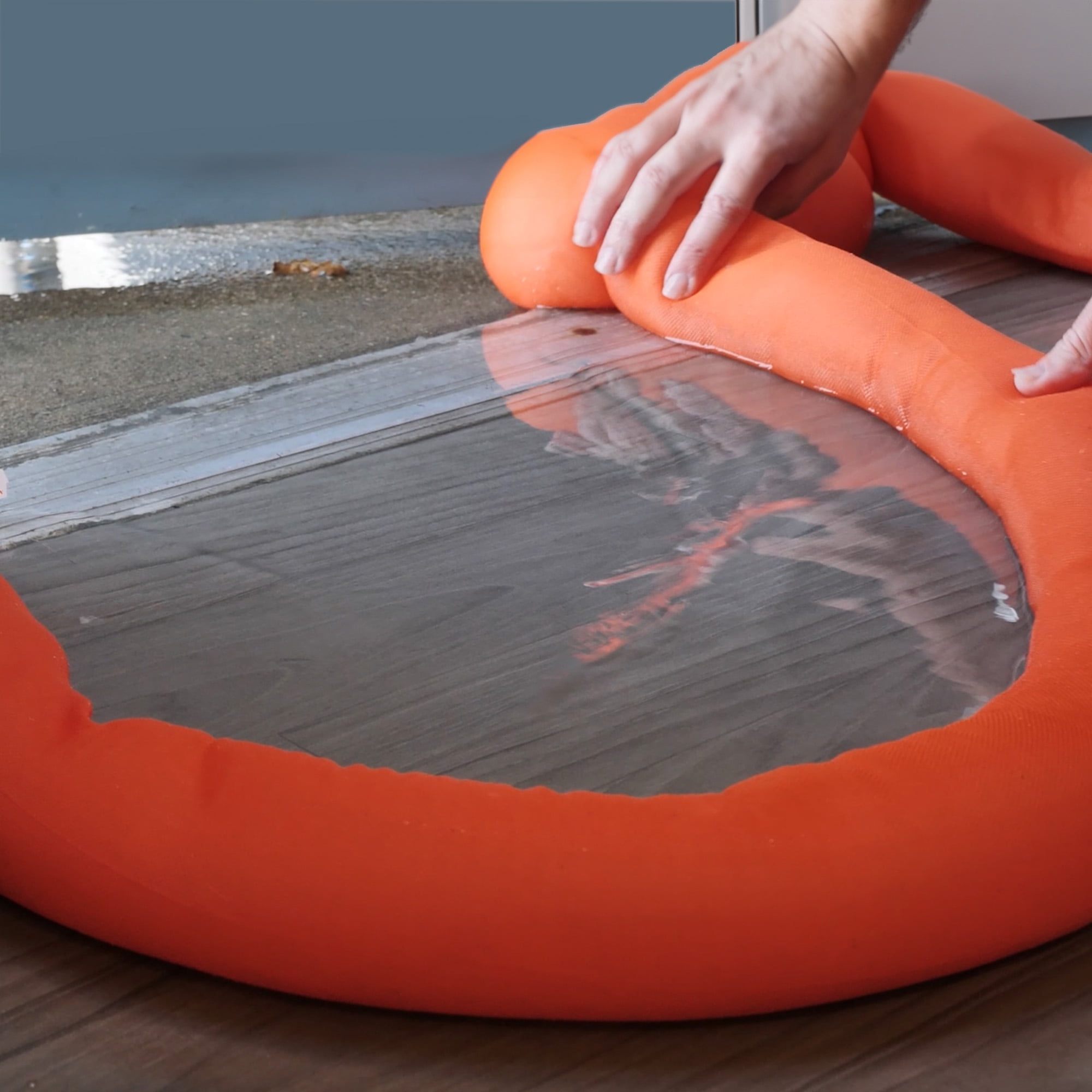 Quick Dam Emergency Water Control Kit contains Barriers to Block & Divert Water to Minimize Damage