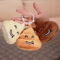 thumbnail image 2 of Cute Keychain New Expression Poop Plush Pendant Toy Funny Creative Poop Plush Stuffed Dolls Car Keyring Gift Backpack Bag Decor yellow 8cm 8cm-10cm, 2 of 6