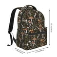 thumbnail image 2 of Disketp Mushroom Garnish Mochila Estampada para Hombre y Mujer – Mochila Ligera Clásica con Múltiples Bolsillos para Universidad, Trabajo y Viajes-One Size, 2 of 5
