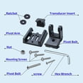 thumbnail image 3 of TAPDRA Transom Mount Transducer Bracket Replacement Part 7400931 Anti-Interference For HELIX SOLIX ION ONIX Fish Finders, 3 of 10