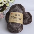 thumbnail image 1 of Silk Cotton Yarn for Hand Knitting Thick Yarn knit Sewing Wool Crochet Scarf Sweater Needlework Eco-friendly Thread 5pcs, 1 of 7