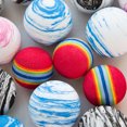 thumbnail image 2 of UPGRATOR 12Pcs Training Balls for Indoor Use Durable Eva Material Assorted Color Practice Balls, 2 of 4