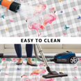 thumbnail image 4 of Pink Flamingo Outdoor Rug 6x9 Ft, Non Slip Washable Area Rug, Green Summer Tropical Botanical Grey Plaid Patio Rugs Carpet Runner, Large Floor Mat for Indoor/Outdoor Deck Porch Camping, 4 of 8