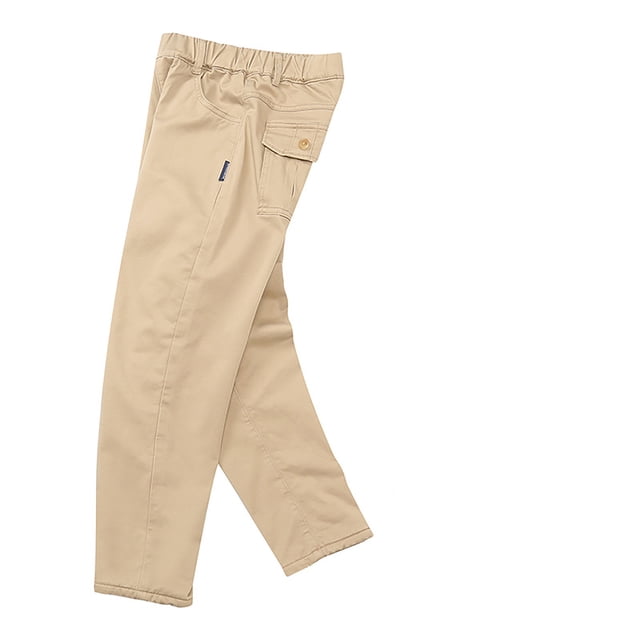 Pantalon d'Uniforme pour Garçons, Pantalon Chino à Enfiler avec Poches, Pantalon Droit, Pantalon pour Enfants, Tenues de Rentrée pour Garçons 9-10 Ans, Pantalon pour Garçons