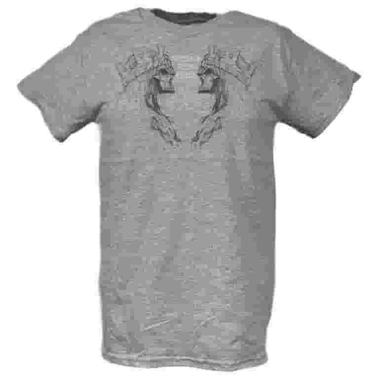 【HYDROGEN】 ★ Men's Legacy Skull T-Shirt ★ 3 Colors Triple H Genibus Nitito Canis Skull Kings Grey T-shirt
