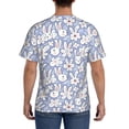 thumbnail image 2 of Rocae Rabbit And Floral for Men's Moisture-Wicking Crew Tee - T-Shirt for Sports, Outdoor Activities, and Casual Wear, 2 of 9