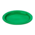 thumbnail image 3 of Disposable Paper Plates, 7", Green, 24 Count, by Way To Celebrate, 3 of 5