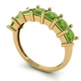 thumbnail image 2 of 1.75 ctw Wedding Band for Women - 14K Yellow Gold Natural Peridot Stackable Eternity Ring, 2 of 6