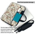 thumbnail image 2 of Lsque Mushroom Garnish Pattern Laptop Bag – Portable & Slim Single-Shoulder Computer Case with Adjustable Strap, Protective, Lightweight for 13”/14”/15.6” Laptops, 2 of 8