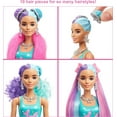 thumbnail image 3 of Barbie Color Reveal Glitter! Hair Swaps Doll, Glittery Purple with 25 Surprises, 3 of 6
