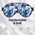 thumbnail image 3 of Naloa Evil Eye Print Sleep Mask for Sleeper, Light Blocking Sleeping Eye Mask for Women Men, Eye Shade with Adjustable Strap for Travel, Nap,Meditation, 3 of 7